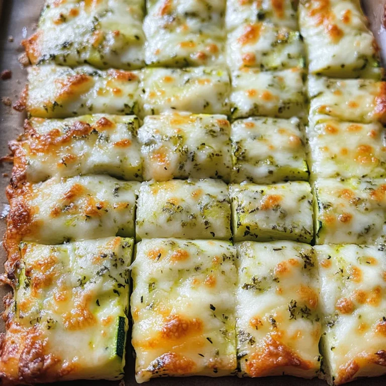 Cheesy Zucchini Breadsticks