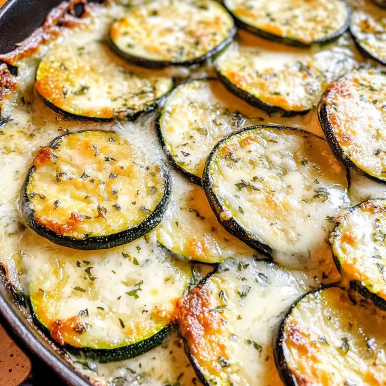 Creamy Parmesan Zucchini