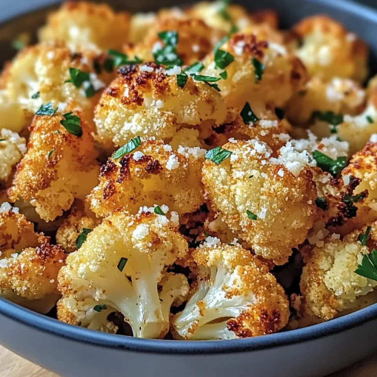 Crispy Parmesan Roasted Cauliflower Recipe