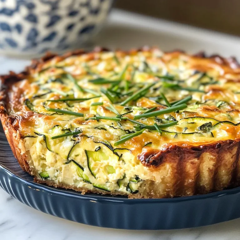 Crustless Zucchini Quiche Recipe