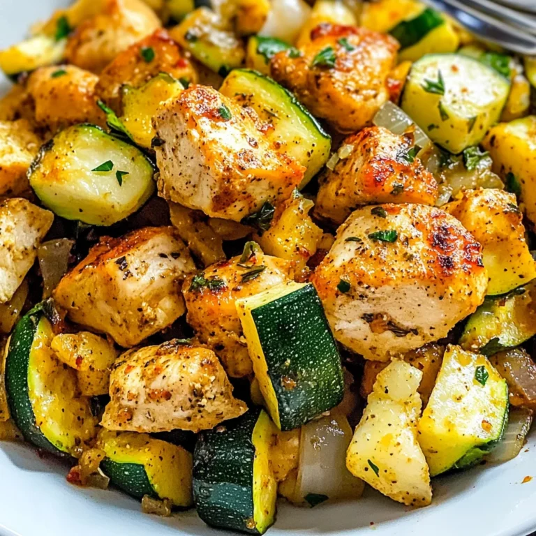 Easy Baked Chicken and Zucchini Recipe