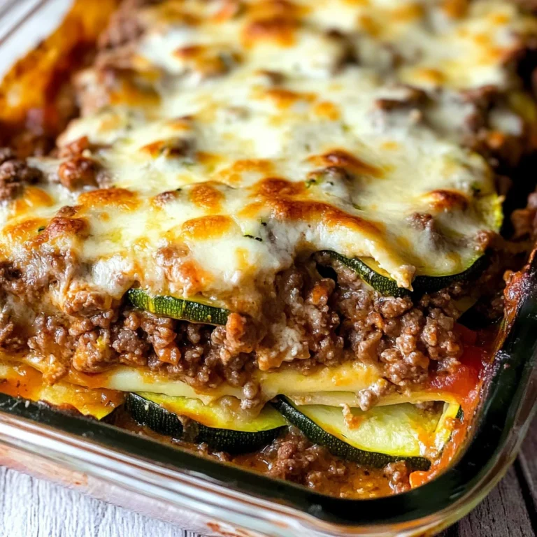Ground Beef Zucchini Casserole