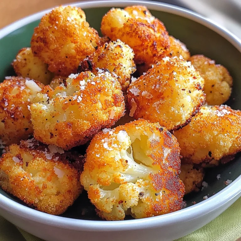Parmesan Cauliflower Bites - Just 5 Ingredients