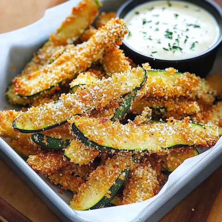 Parmesan Zucchini Fries