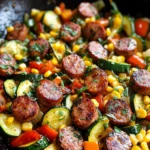 Sausage and Veggies Skillet - 30 Minute, One-Pan Meal