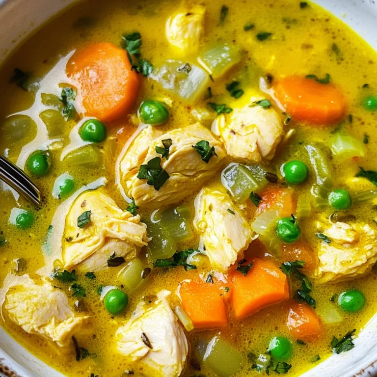 Anti Inflammatory Turmeric Chicken Soup