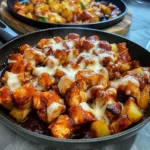 BBQ Chicken Potato Skillet