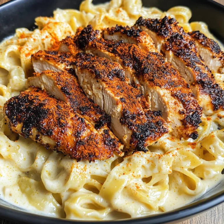 Blackened Cajun Chicken Alfredo