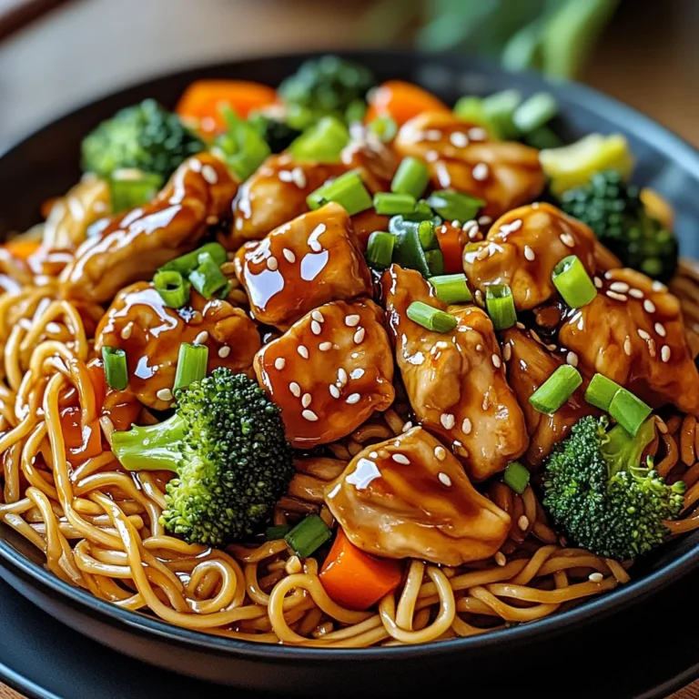 Chicken Teriyaki Noodles