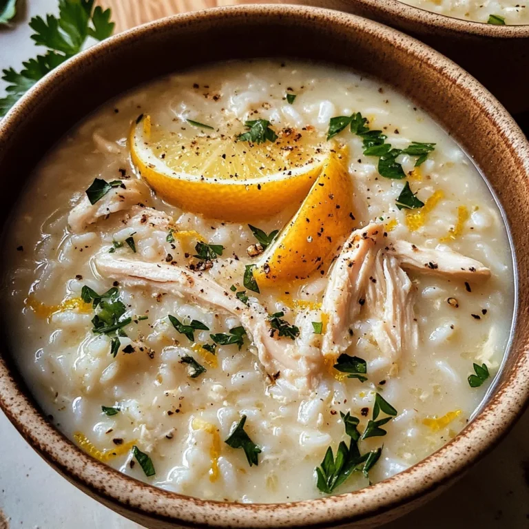 Cozy Lemon Chicken & Rice Soup