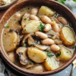 Cozy White Bean Mushroom Stew (Vegan)