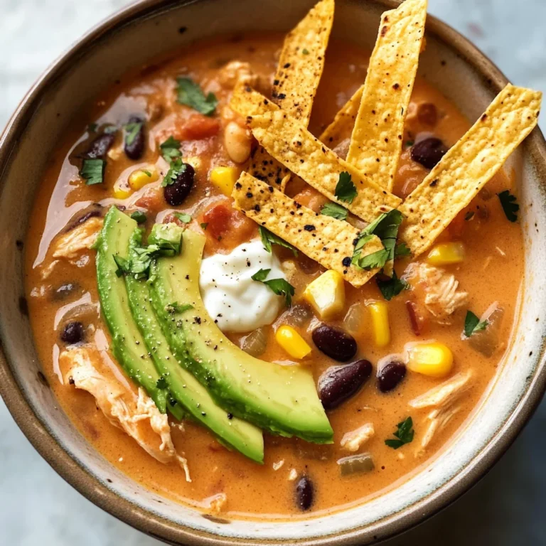 Creamy Chicken Tortilla Soup