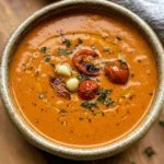 Creamy Roasted Garlic Tomato Soup