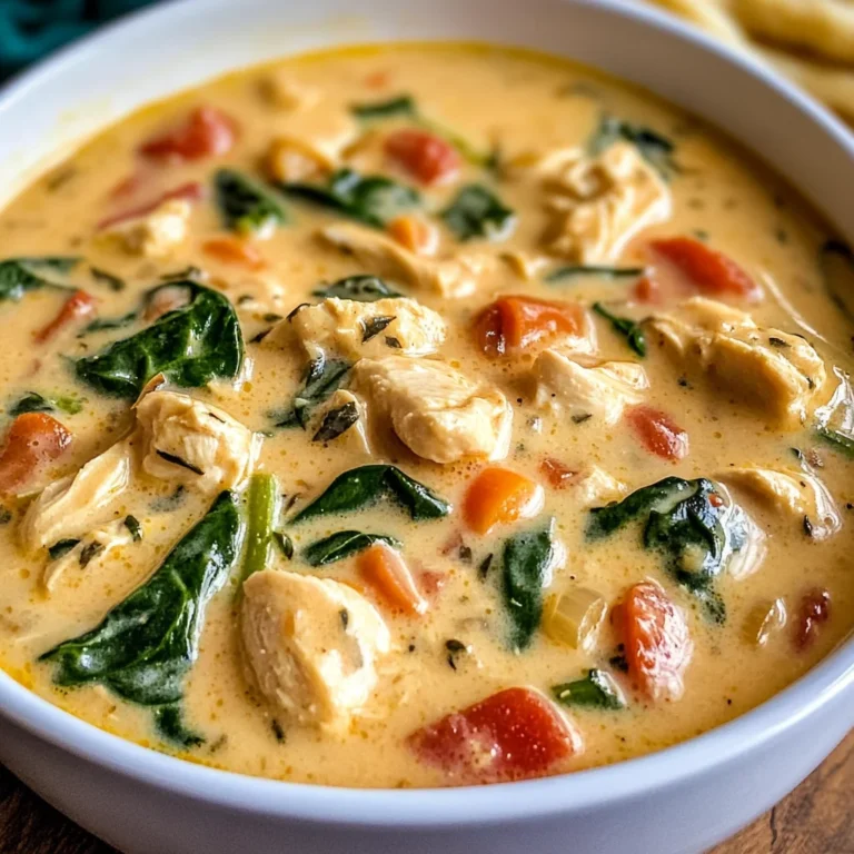 Creamy Tuscan Chicken Soup