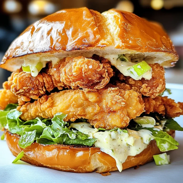 Crispy Chicken Caesar Sandwich