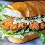 Crispy Chicken Caesar Sandwich