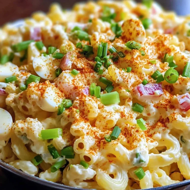 Deviled Egg Pasta Salad
