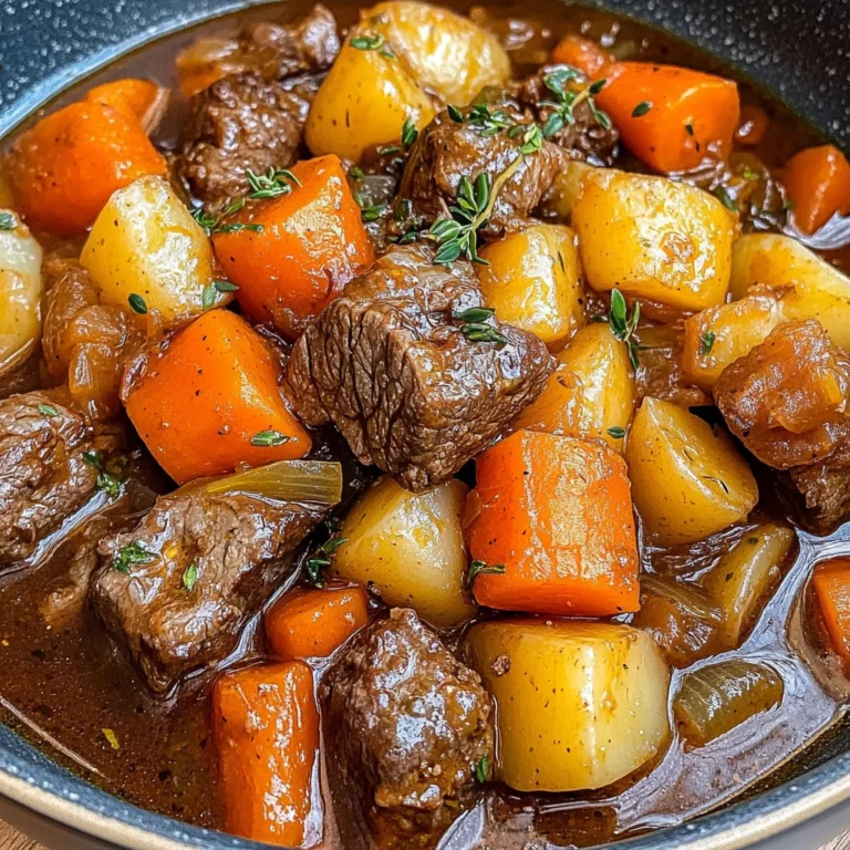 Easy Homemade Beef Stew