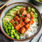 Honey Sriracha Salmon Bowls