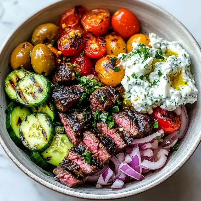 Mediterranean Steak Bowl Recipe