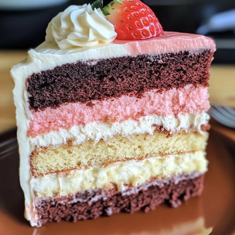 Neapolitan Cake