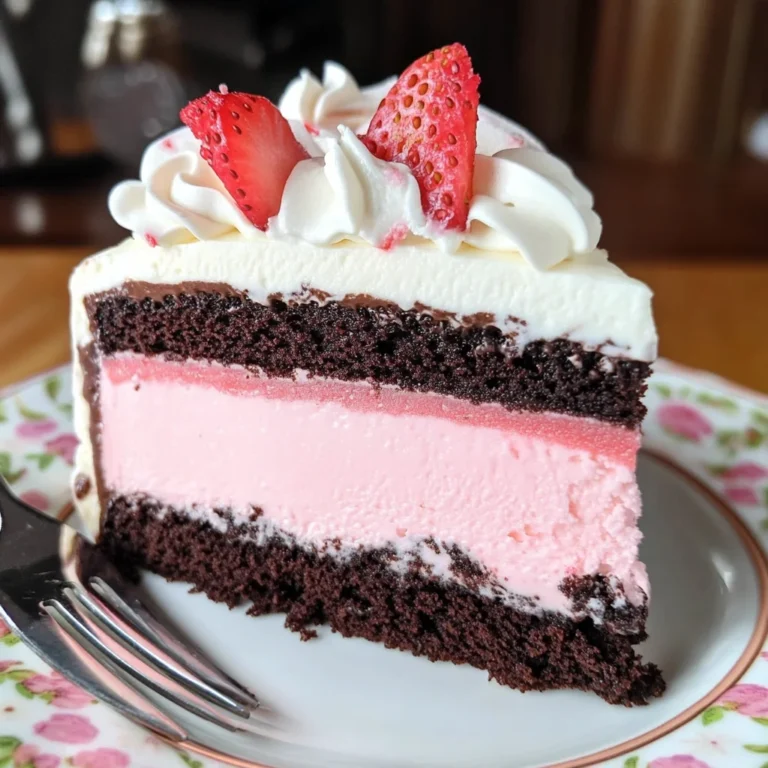 Neapolitan Ice Cream Cake