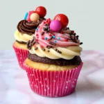 Neapolitan Ice Cream Cupcakes