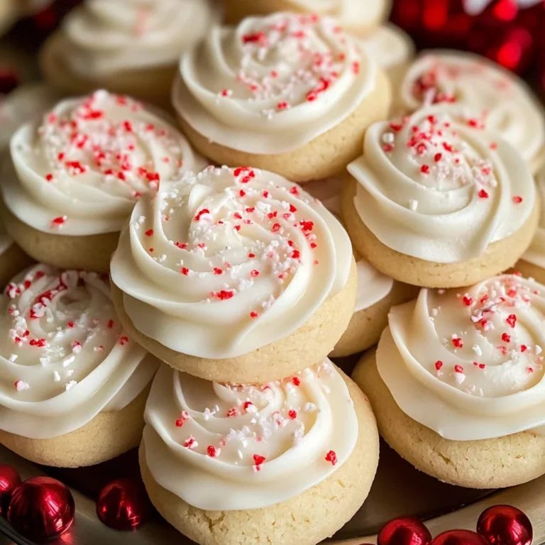 Peppermint Meltaway Cookies