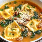 Ravioli Soup