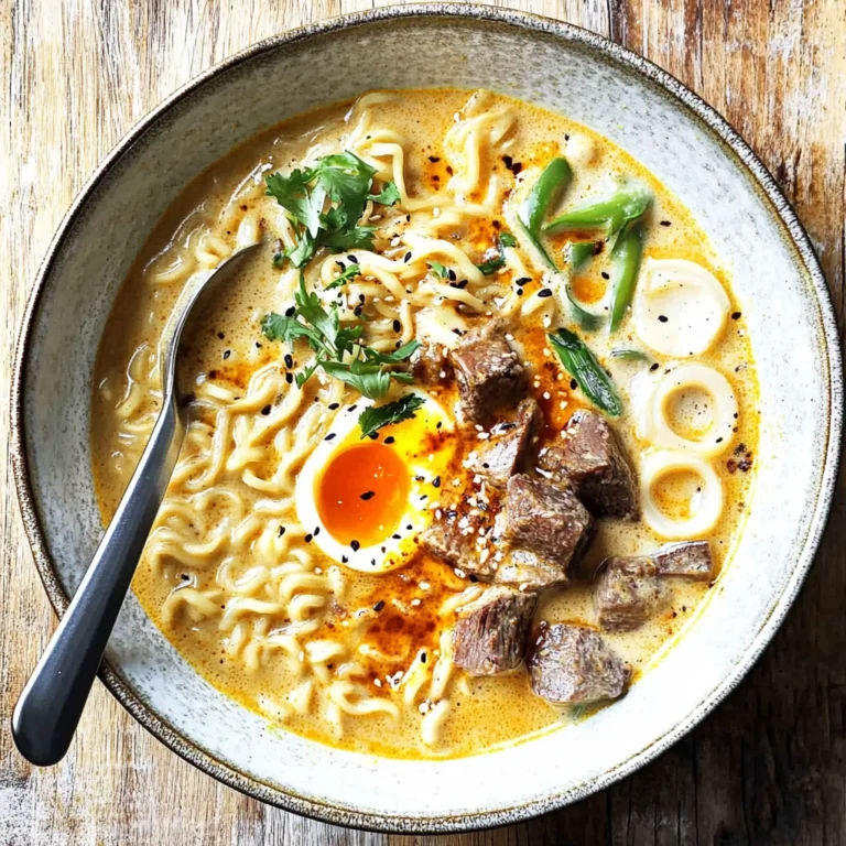 Spicy Coconut Curry Ramen