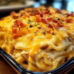 Spicy Southern Cheesy Chicken Spaghetti Casserole