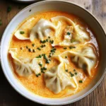 Thai Coconut Curry Dumpling Soup
