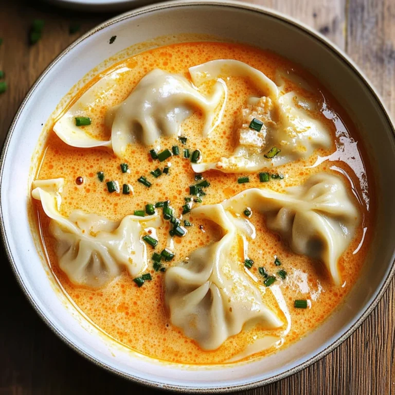 Thai Coconut Curry Dumpling Soup