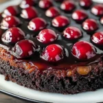 Chocolate Cherry Upside Down Cake