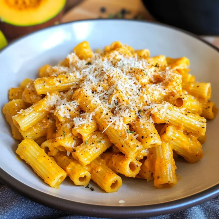 Creamy Parmesan Pumpkin Pasta