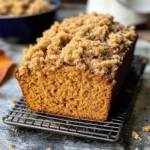 Easy Pumpkin Bread with Crumb Topping