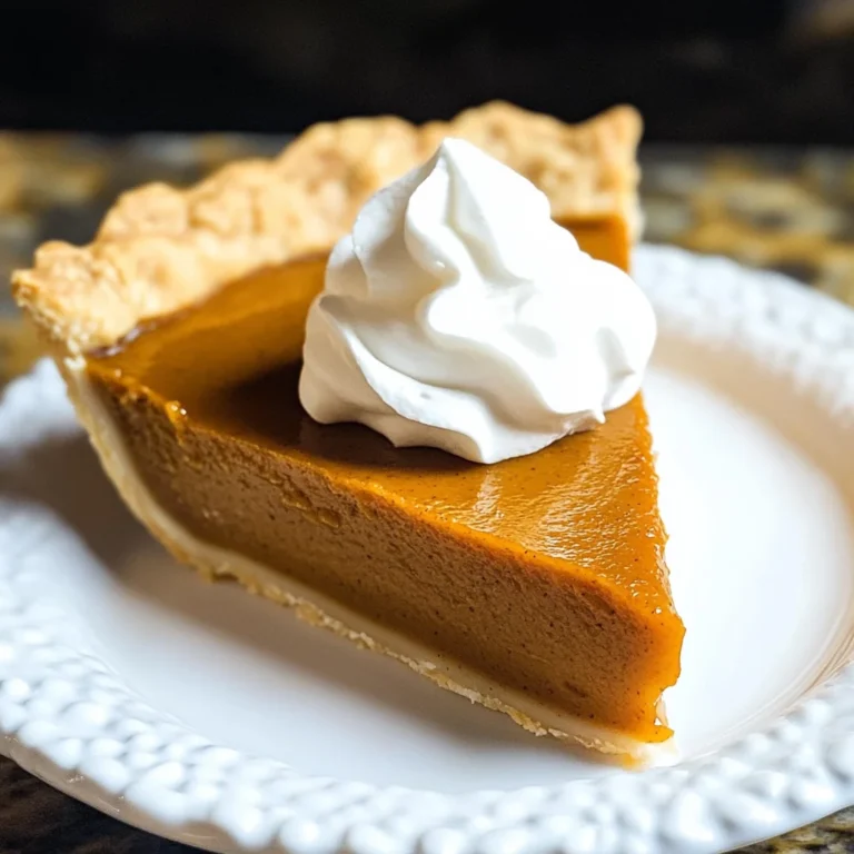 Easy Pumpkin Pie