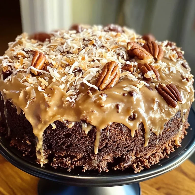 German Chocolate Pound Cake with Coconut-Pecan Frosting
