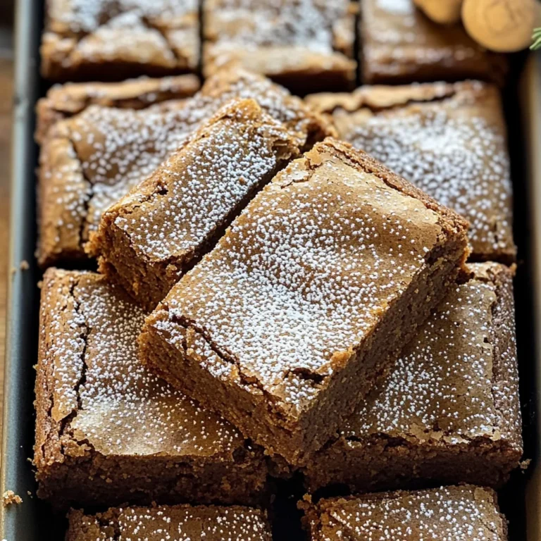Gingerbread Brownies