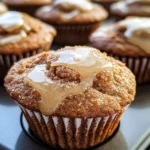 Glazed Gingerbread Muffins