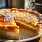 Golden Greek Honey Pie (Melopita)