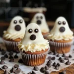 Halloween Cupcakes: Ghost Cupcakes