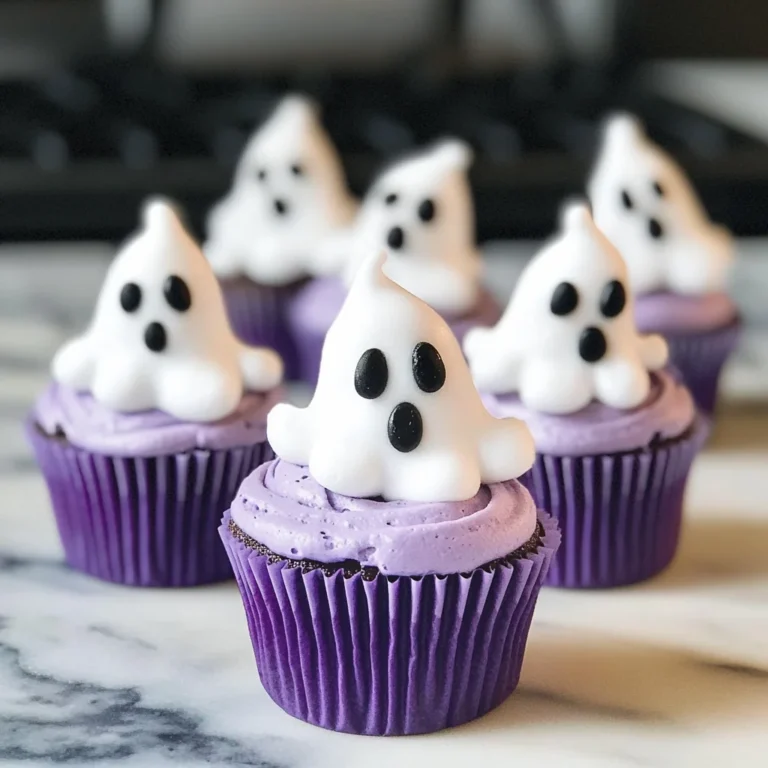 Halloween Ghost Cupcakes