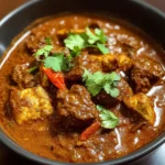 Indian Beef Curry with Tomato Gravy and Whole Spices