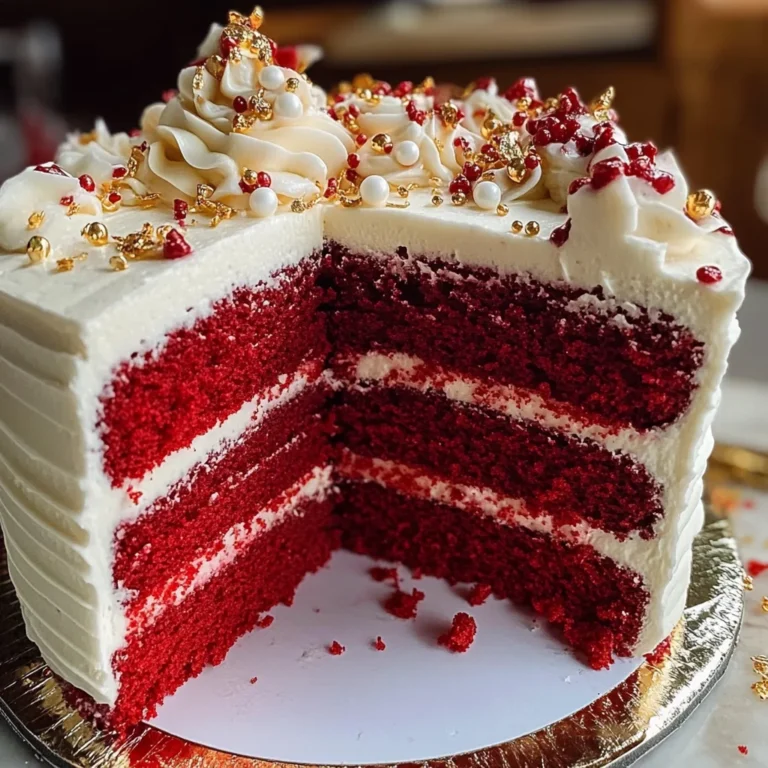 Red Velvet Cake with Cream Cheese Buttercream