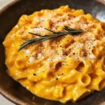 Roasted Pumpkin and Garlic Pasta