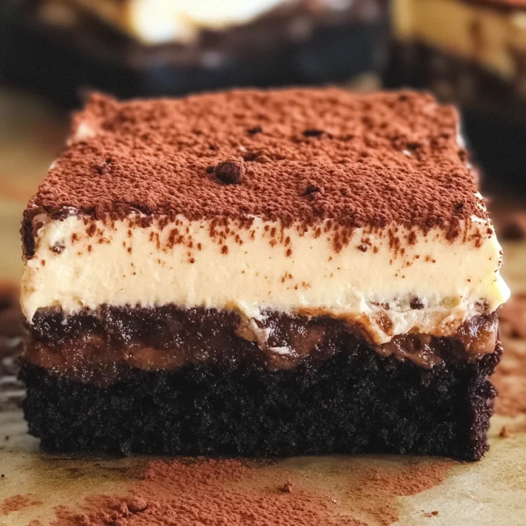Tiramisu Brownies