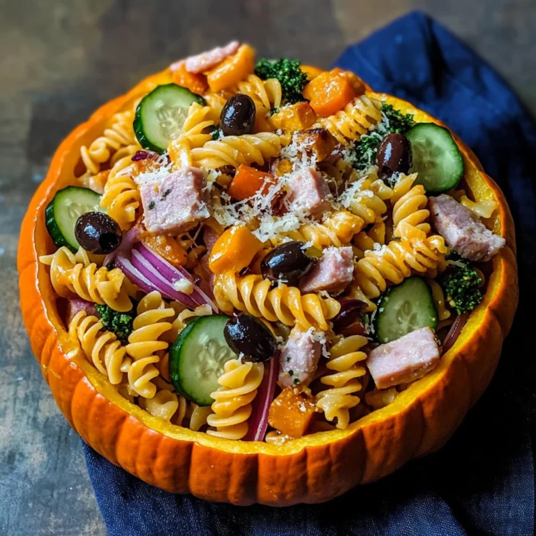 UpChuckin' Pumpkin Loaded Pasta Salad
