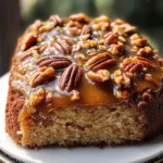 Upside-Down Caramel Pecan Cake