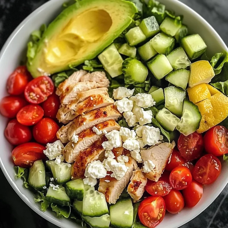Avocado & Chicken Chopped Salad
